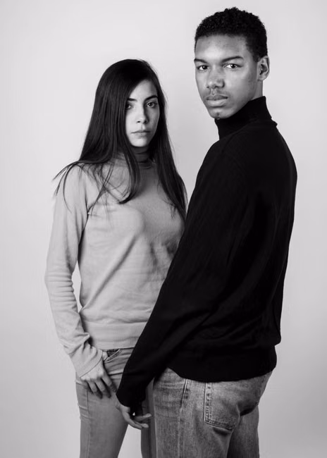 Blusa de Frio Gola Alta Preta